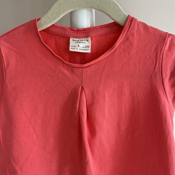 Zara Short Sleeve Lace Shirt Size 4 - Picture 3 of 10